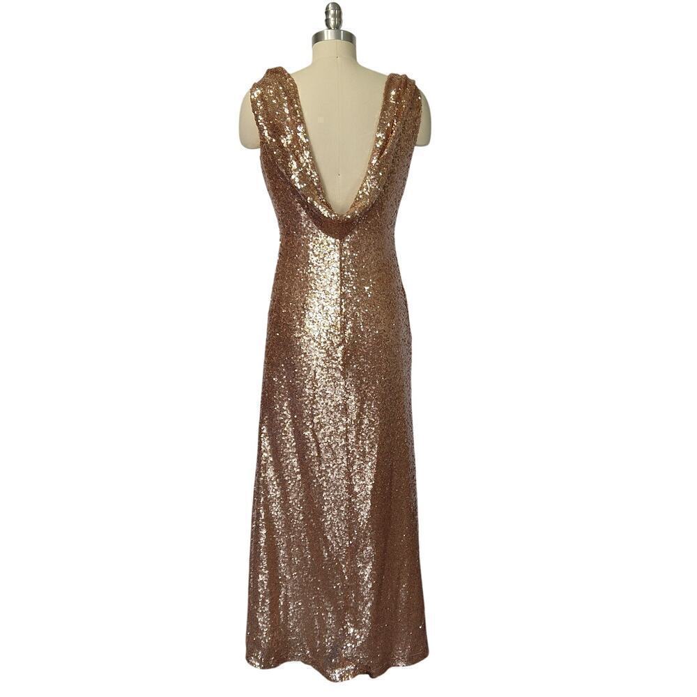 90s shimmer dress Vintage Y2k Prom Maxi Gown Size 4 Rose Gold… 90s cocktail dress Fuchsia Pink Mini Dress kikiriki Size:MADE TO MEASURE